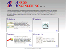 Tablet Screenshot of ansonengineering.com